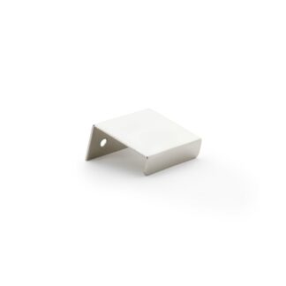 Alexander & Wilks AW908-37-PN Tilly Finger Pull - Polished Nickel (LEAD TIME: 2-3 DAYS)