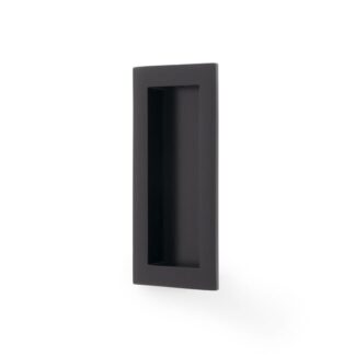 Alexander & Wilks AW911-100-BL Rectangular Flush Pull 100 x 45mm Black (LEAD TIME: 2-3 DAYS)