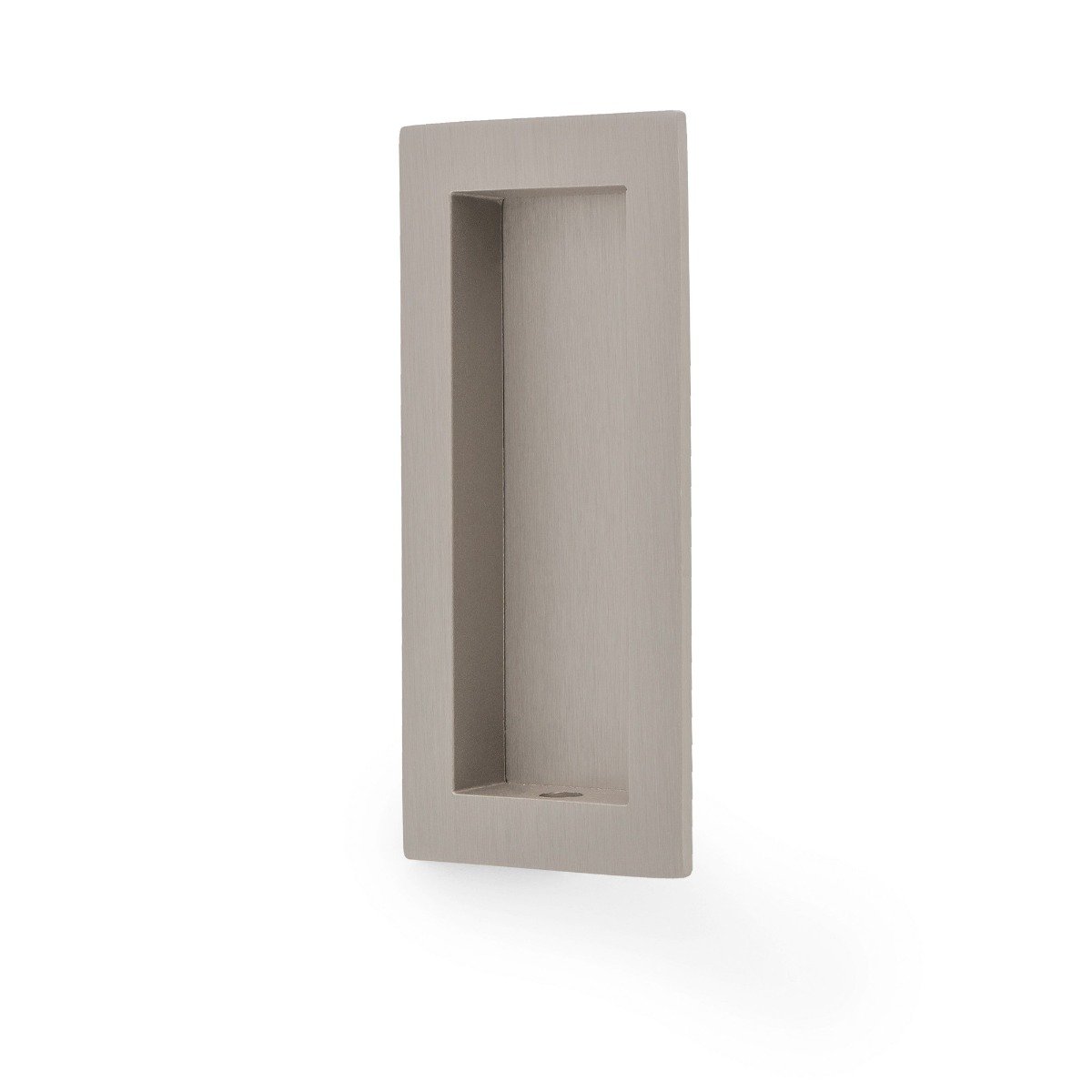 Alexander & Wilks AW911-100-SN Rectangular Flush Pull 100 x 45mm - Satin Nickel (LEAD TIME: 2-3 DAYS)