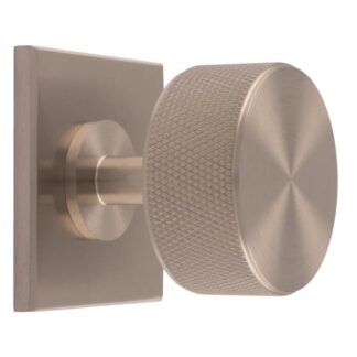 Carlisle Brass BP703SN40SN Knurled Radio Knob On Backplate (LEAD TIME: 2-3 DAYS)