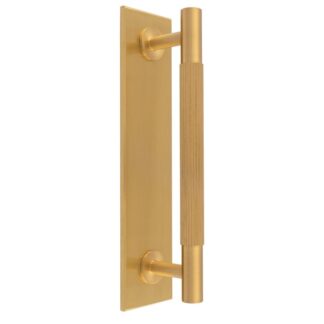 Carlisle Brass BP710CSB200SB Lines Pull Handles On Backplate (LEAD TIME: 2-3 DAYS)