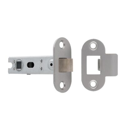 Eurospec BTL30SSS/R 76mm Bolt-Through Tubular Latch 8mm Follower Radius Fixed Forend (LEAD TIME: 2-3 DAYS)