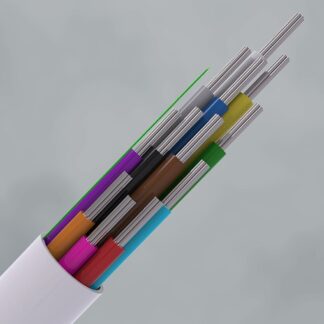CQR CAB12HF/WH/100/C Intruder Alarm Cable | 12 Multi Core | TYPE 1 | Cca | LSZH | White | 100m (LEAD TIME: 2-3 DAYS)