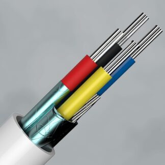 CQR CAB4/WH/100/TP Twisted Pairs Cable | 4 Multi Core | TYPE 2 | Eca | PVC | White | 100m (LEAD TIME: 2-3 DAYS)
