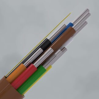 CQR CAB8/BR/100M Intruder Alarm Cable | 8 Multi Core | TYPE 2 | Eca | PVC | Brown | 100m (LEAD TIME: 2-3 DAYS)