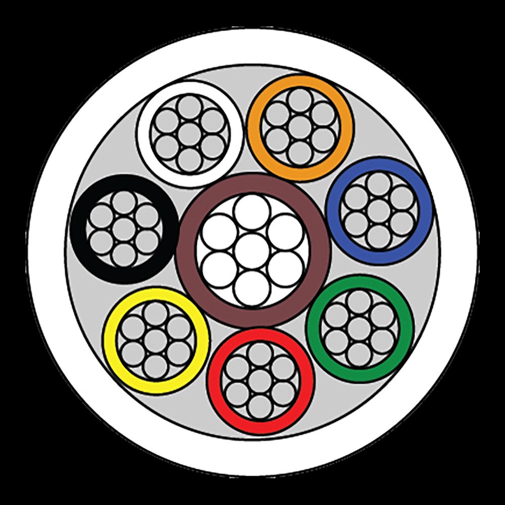 CQR CAB8HF/WH/100/D Intruder Alarm Cable | 8 Multi Core | TYPE 1 | Dca | LSZH | White | 100m (LEAD TIME: 2-3 DAYS) - Image 2