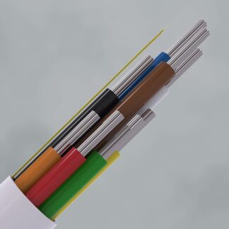 CQR CABCCA8/WH/100M Intruder Alarm Cable | 8 Multi Core | TYPE 3 | Eca | PVC | White | 100m (LEAD TIME: 2-3 DAYS)