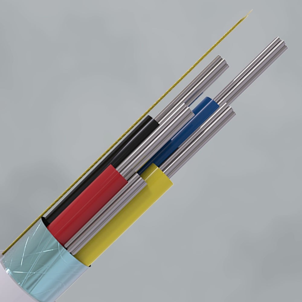 CQR CABCCAS4/WH/100M Intruder Alarm Cable | 4 Scr Multi Core | TYPE 3 | Eca | PVC | White | 100m (LEAD TIME: 2-3 DAYS)