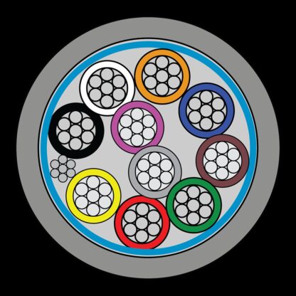 CQR CABS10/GY/LSF/100 Belden Style 9540 Cable | 10 Multi Core | TYPE 2 | Eca | LSF | Grey | 100m (LEAD TIME: 2-3 DAYS) - Image 2