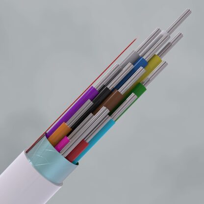 CQR CABS12/WH/100/PR Intruder Alarm Cable | 12 Scr Multi Core | TYPE 2 | Eca | PVC | White | 100m (LEAD TIME: 2-3 DAYS)