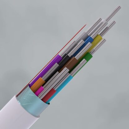 CQR CABS12/WH/500/PL Intruder Alarm Cable | 12 Scr Multi Core | TYPE 2 | Eca | PVC | White | 100m | PL (LEAD TIME: 2-3 DAYS)