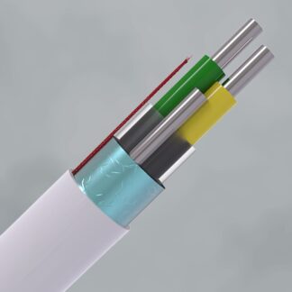 CQR CABS2HF/RD/SO/100/B Intruder Alarm Cable | 2 Solid Core | TYPE 1 | B2ca | LSZH | Red | 100m (LEAD TIME: 2-3 DAYS)