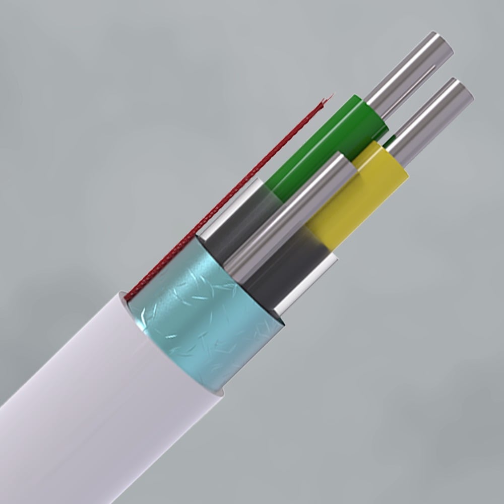 CQR CABS2HF/RD/SO/100/C Intruder Alarm Cable | 2 Solid Core | TYPE 1 | Cca | LSZH | Red | 100m (LEAD TIME: 2-3 DAYS)