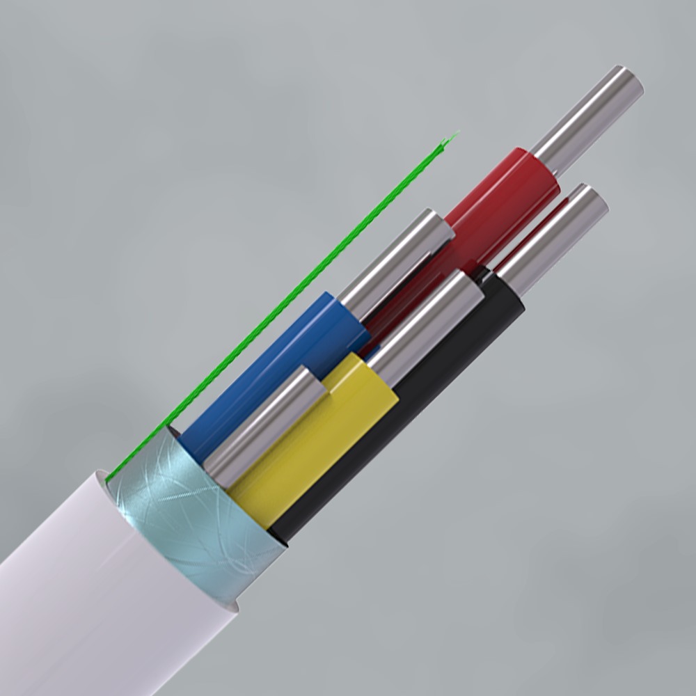 CQR CABS4HF/WH/SO/100/C Intruder Alarm Cable | 4 Solid Core | TYPE 1 | Cca | LSZH | White | 100m (LEAD TIME: 2-3 DAYS)