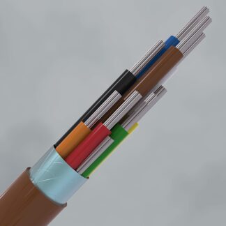 CQR CABS8/BR/100 Intruder Alarm Cable | 8 Scr Multi Core | TYPE 2 | Eca | PVC | Brown | 100m (LEAD TIME: 2-3 DAYS)
