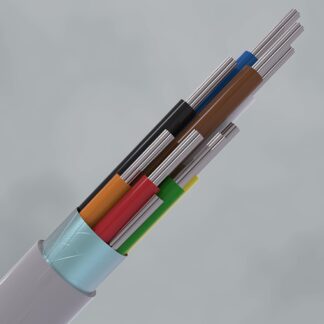 CQR CABS8HF/WH/100/D/PL Intruder Alarm Cable | 8 Scr Multi Core | TYPE 1 | Dca | LSZH | White | 100m | PL (LEAD TIME: 2-3 DAYS)