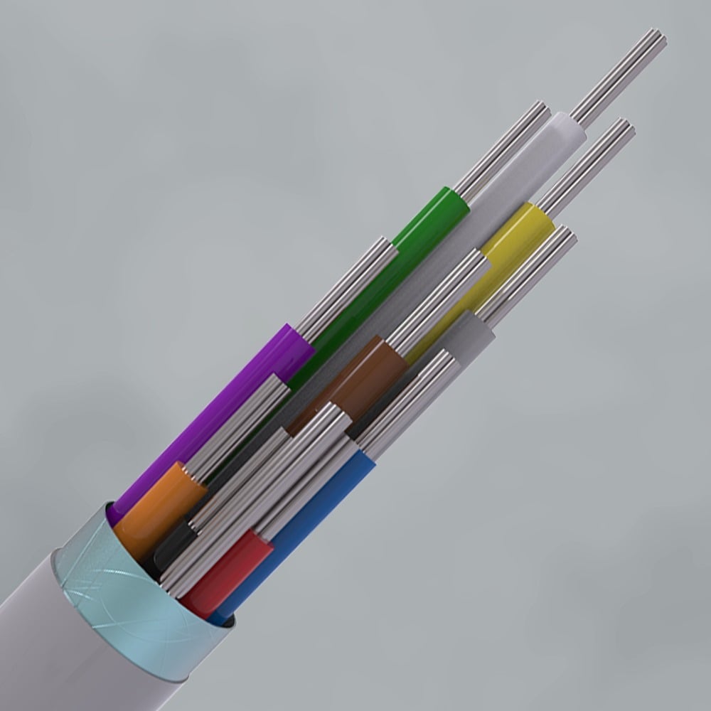 CQR CABS9540HF/GY/100/D Belden Style 9540 Cable | 10 Multi Core | TYPE 1 | Dca | LSZH | Grey | 100m (LEAD TIME: 2-3 DAYS)