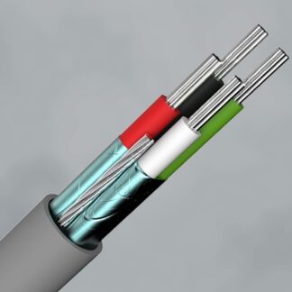 CQR CABTP2X2/GY/100 Belden Style 8723 Cable | 2 Pair | TYPE 2 | Eca | PVC | Grey | 100m (LEAD TIME: 2-3 DAYS)