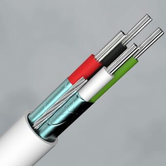 CQR CABTPHF2X2/WH/500 Belden Style 8723 Cable | 2 Pair | TYPE 1 | Eca | LSZH | White | 500m (LEAD TIME: 2-3 DAYS)