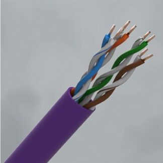 CQR CAT5eUTP/PU/HF/305 Category Cable | Cat5e | Eca | LSZH | Purple | 305 (LEAD TIME: 2-3 DAYS)