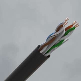 CQR CAT6UTP/BK/PE/305/F Category Cable | Cat6 | Fca | PE | Black | 305 (LEAD TIME: 2-3 DAYS)