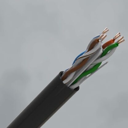 CQR CAT6UTP/BK/PE/305/F Category Cable | Cat6 | Fca | PE | Black | 305 (LEAD TIME: 2-3 DAYS)