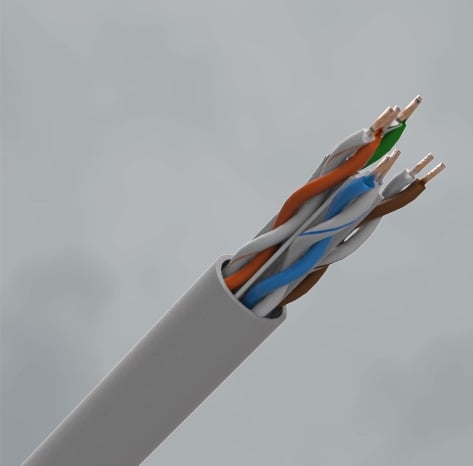 CQR CAT6UTP/GY/PVC/305 Category Cable | Cat6 | Eca | PVC | Grey | 305 (LEAD TIME: 2-3 DAYS)