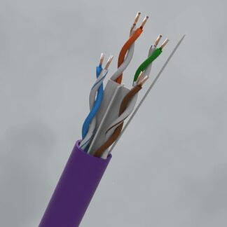CQR CAT6UTP/PU/HF/305 Category Cable | Cat6 | Eca | LSZH | Purple | 305 (LEAD TIME: 2-3 DAYS)
