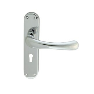 Carlisle Brass CBL11CP Ibra Lever On Backplate Lock 57mm C/C (LEAD TIME: 2-3 DAYS)