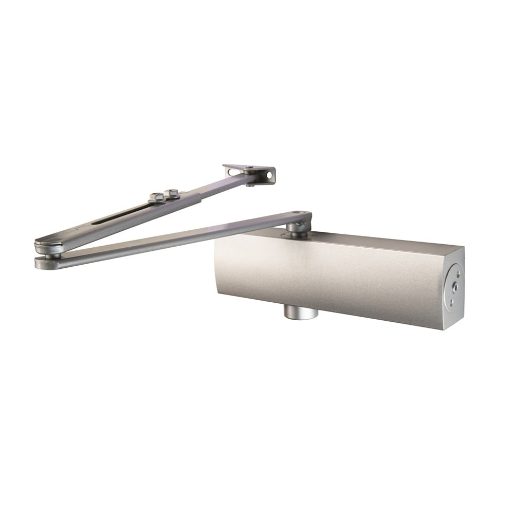 Eurospec CDG025/SV Full Cover Overhead Door Closer Variable Power 2-5 Silver (LEAD TIME: 2-3 DAYS)