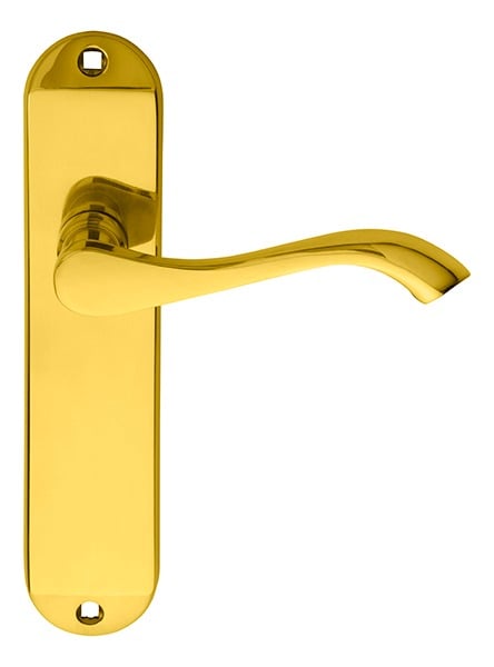 Carlisle Brass DL181 Andros Lever On Latch Backplate (LEAD TIME: 2-3 DAYS)