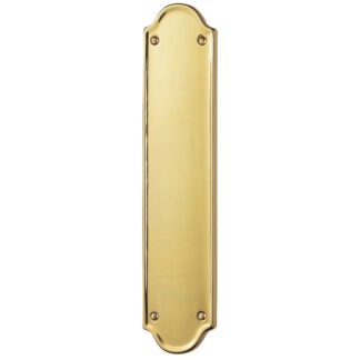 Carlisle Brass DL20 Finger Plate Shaped End (LEAD TIME: 2-3 DAYS)