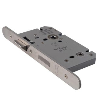 Eurospec DLS7860WCSSS/R Easi-T Din Bathroom Lock Radius (LEAD TIME: 2-3 DAYS)