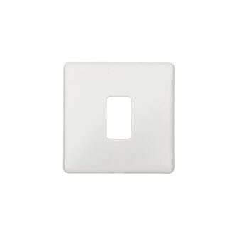 Eurolite EC-G1MWW Concealed 3mm 1 Gang Grid Plate - Matt White (LEAD TIME: 2-3 DAYS)