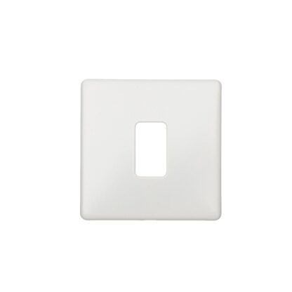 Eurolite EC-G1MWW Concealed 3mm 1 Gang Grid Plate - Matt White (LEAD TIME: 2-3 DAYS)