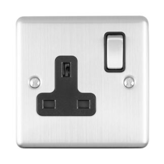 Eurolite EN1SOSSB 1-Gang Socket (LEAD TIME: 2-3 DAYS)