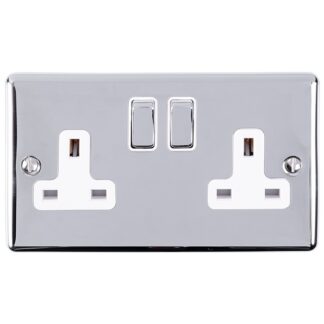 Eurolite EN2SOPCW 2-Gang Socket (LEAD TIME: 2-3 DAYS)