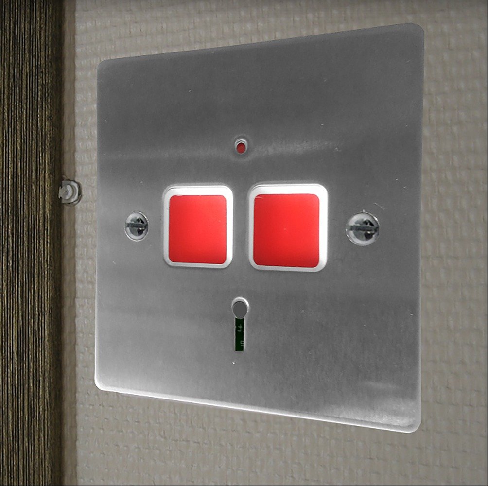 CQR EPA/STD/SS Panic Button | Electronic | Grade 2/3 | Stainless Steel | Key Resettable (LEAD TIME: 2-3 DAYS) - Image 2
