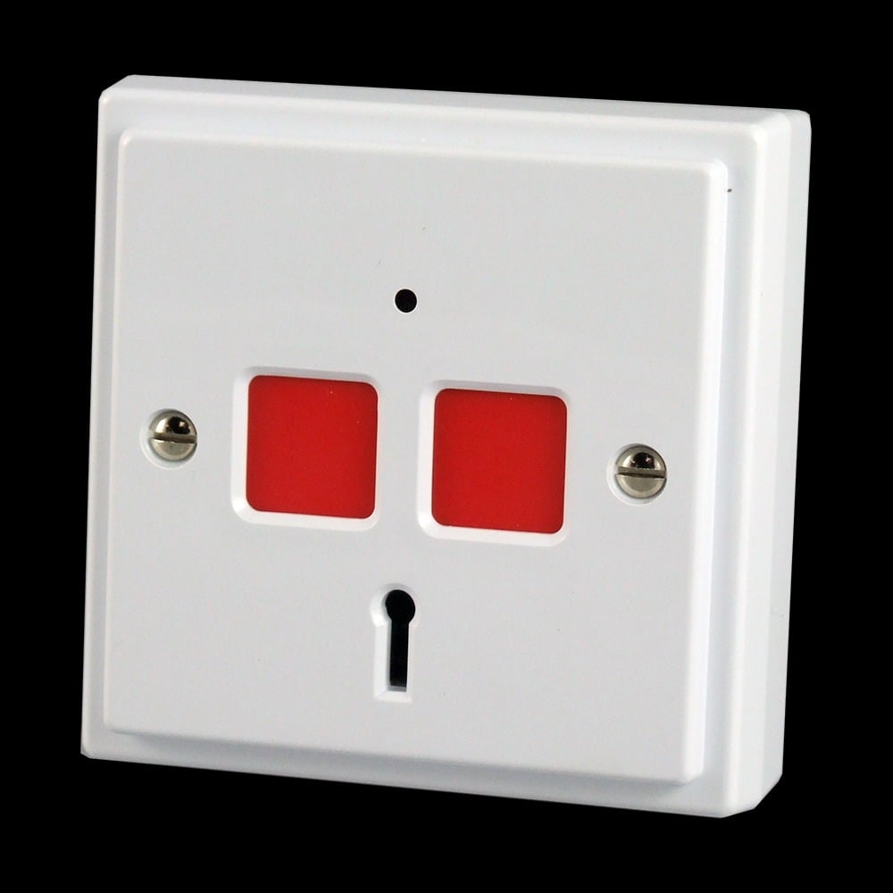 CQR EPA/STD Panic Button | Electronic | Grade 2/3 | White | Key Resettable (LEAD TIME: 2-3 DAYS) - Image 2