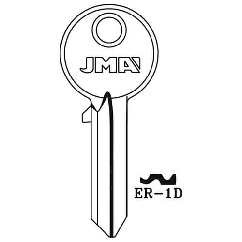 JMA ER-1D Era 5 Pin Cylinder Key Blank