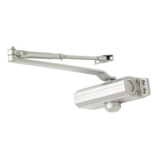 Eurospec ESDC003 Fixed Size 3 Overhead Door Closer c/w Fig 6 Bracket Silver (LEAD TIME: 2-3 DAYS)