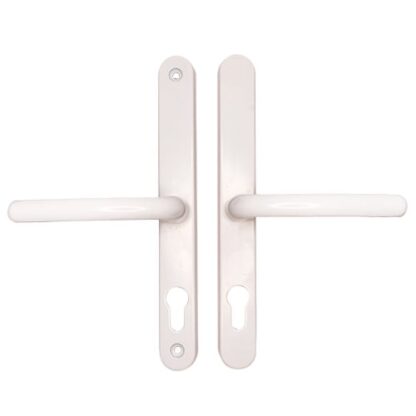 Fab & Fix Farnham Lever Lever UPVC Multipoint Door Handles - Without Snib 68mm PZ Sprung 215mm Screw Centres