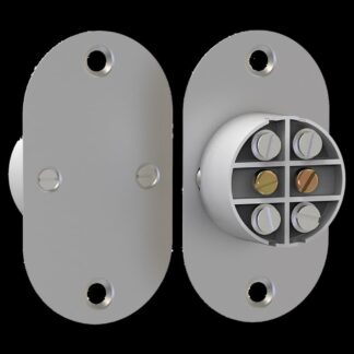 CQR FC509/MT/2 FC509 Metal Plate | Flush Contact | Grade 1 | Steel / White | Non-resistored (LEAD TIME: 2-3 DAYS)