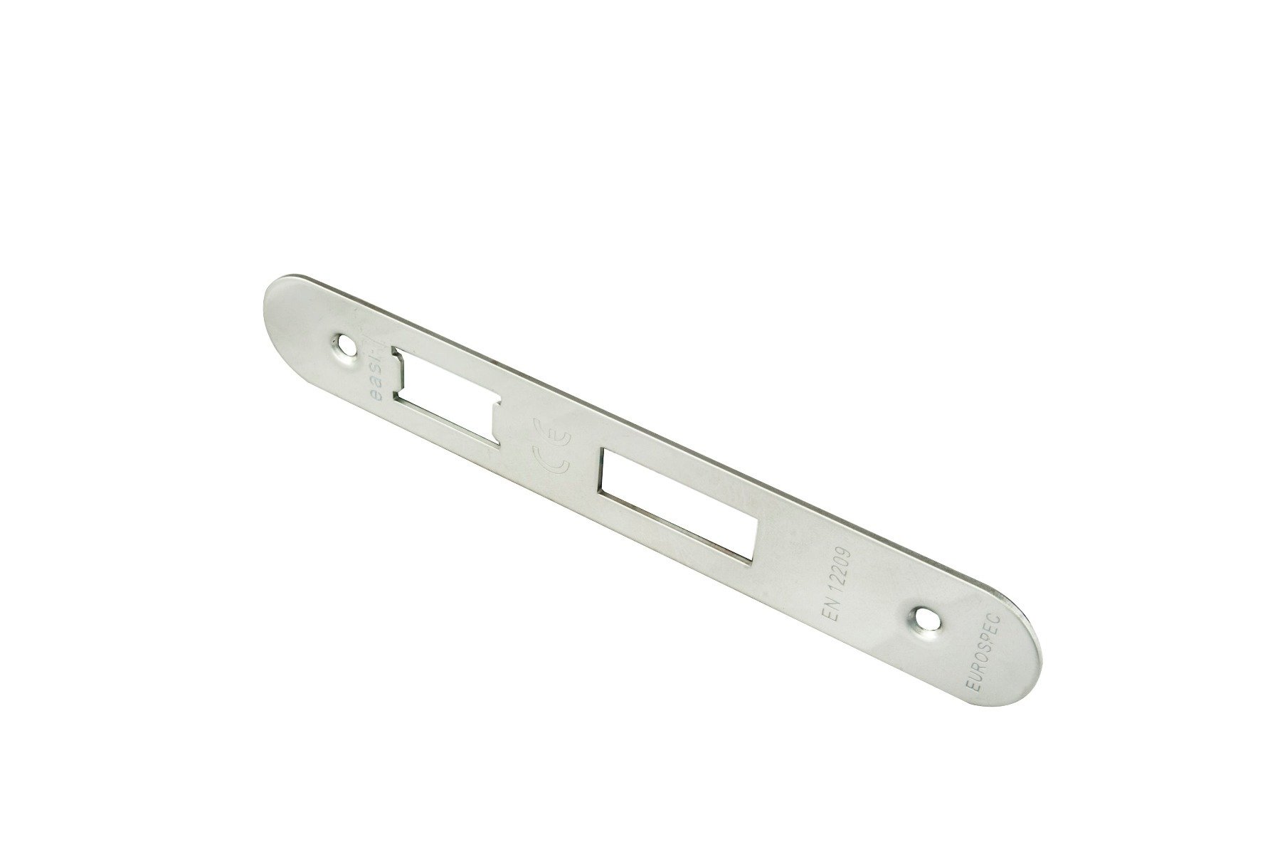 Eurospec FSF5004BSS/R Easi-T Forend Strike and Fixing Pack - Bright Stainless Steel Radius Forend (LEAD TIME: 2-3 DAYS)