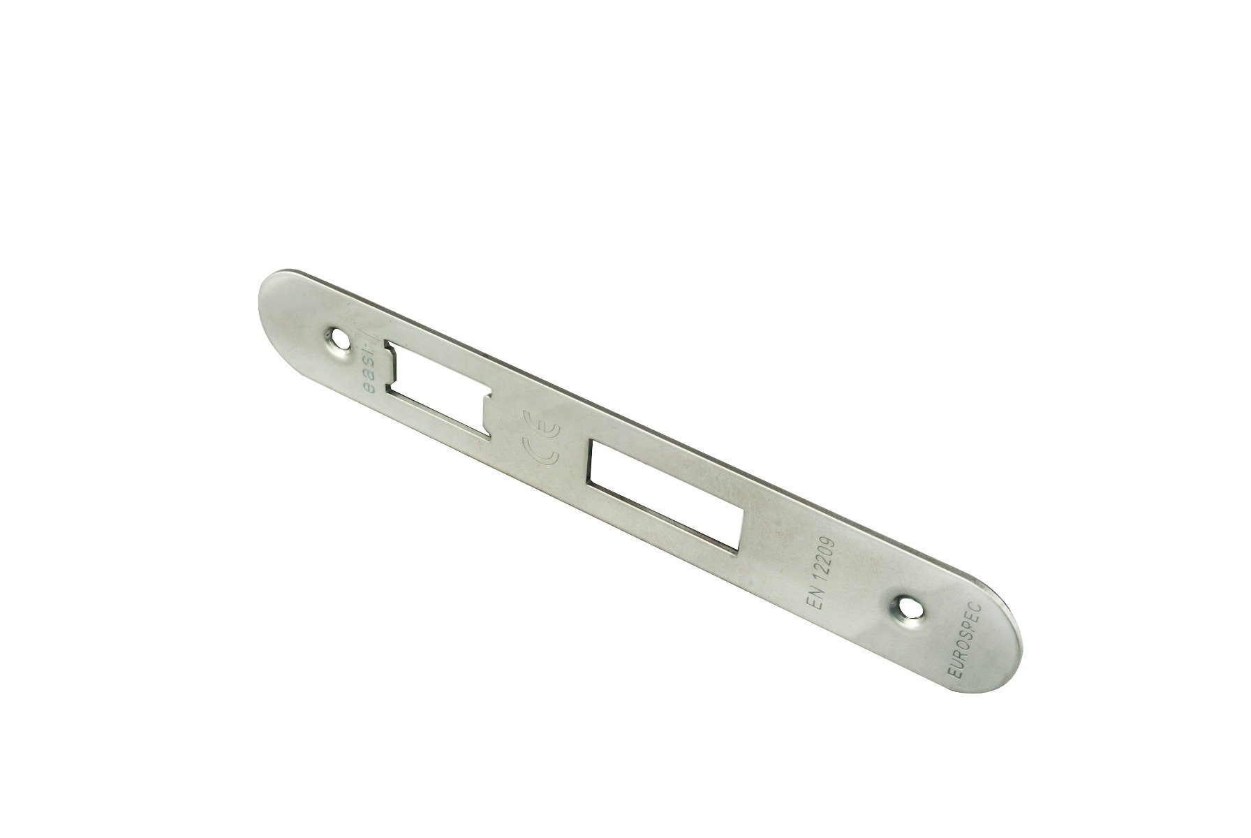 Eurospec FSF5004SSS/R Easi-T Forend Strike and Fixing Pack - Satin Stainless Steel Radius Forend (LEAD TIME: 2-3 DAYS)