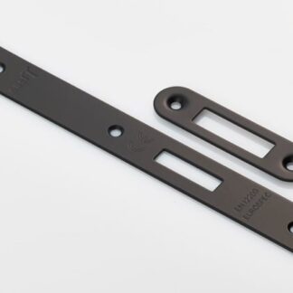 EuroSpec FSF5015MB/R Forend Strike and Fixing Pack to Suit Din Euro Deadlock (Security) Radius (LEAD TIME: 2-3 DAYS)