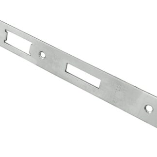 Eurospec FSF5017SSS/R Forend Strike & Fixing Pack To Suit Din Euro Sash/Bathroom Lock - Satin Stainless Steel Radius Forend (LEAD TIME: 2-3 DAYS)