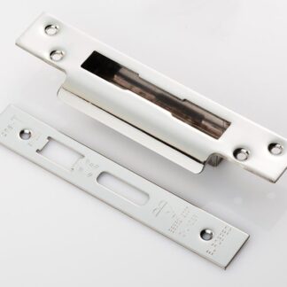 Eurospec FSF5030BSS Forend Strike & Fixing Pack To Suit BS8621 Cylinder Sashlock - Bright Stainless Steel Square Forend (LEAD TIME: 2-3 DAYS)