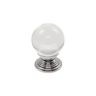 Carlisle Brass FTD690ACTC Clear Ball Knob 27mm (LEAD TIME: 2-3 DAYS)