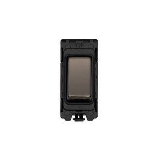 Eurolite G12-BNB Grid & Modular 10 Amp 2-Way Switch - Black Nickel (LEAD TIME: 2-3 DAYS)